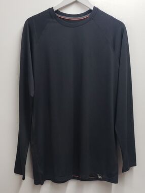 Saxx Aerator Long Sleeve T Shirt Men's Large Black Activewear